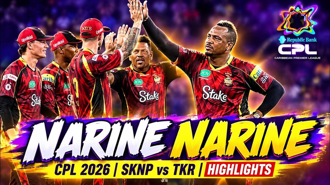 CPL 2026 | Match - 2 | SKNP vs TKR Highlights #cpl