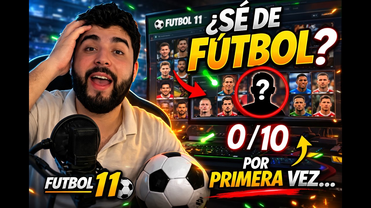 Creí que sabía de fútbol… hasta que jugué FUTBOL 11 😳⚽