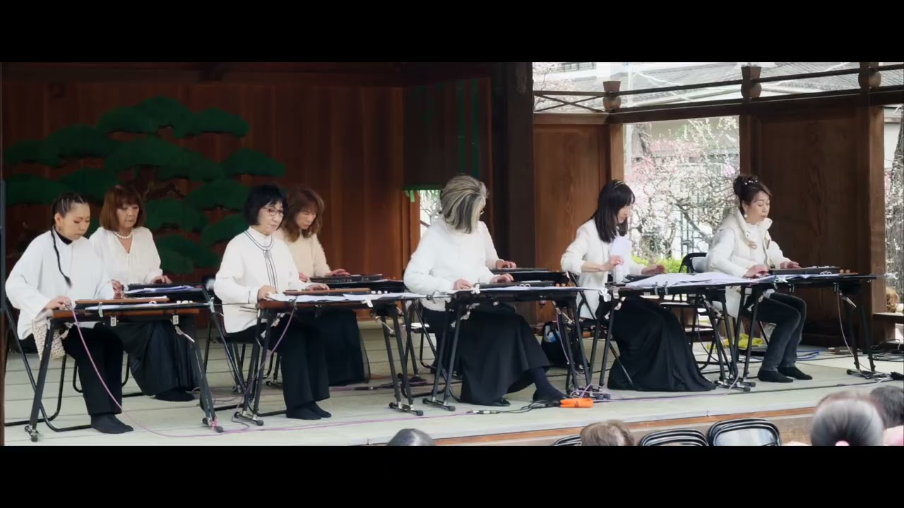 大正琴奉納演奏 愛の水中花