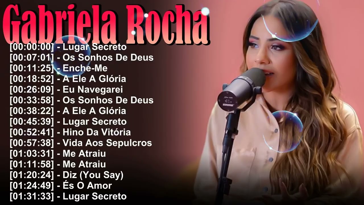 🎧 Gabriela Rocha Louvores Mais Tocados 2026 – Lugar Secreto, Me Atraiu | Hinos Gospel