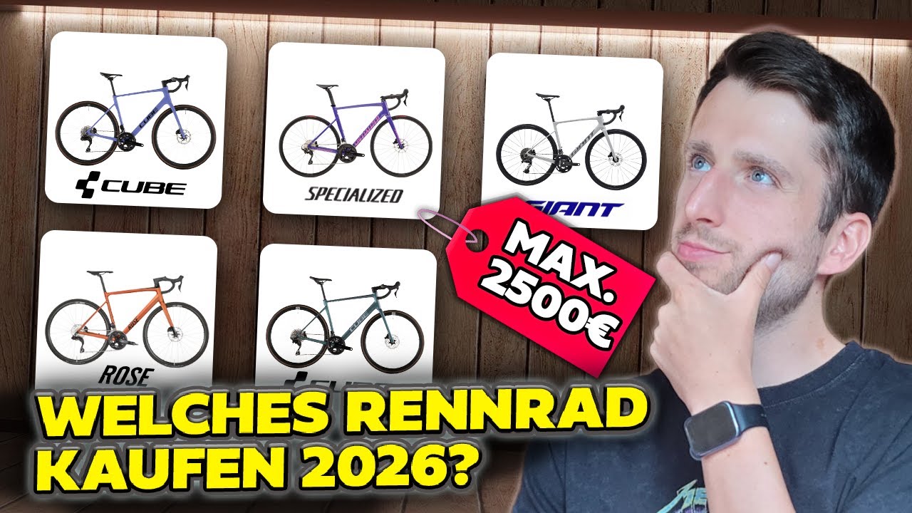 Rennräder bis 2500€ im Markt-Check! Welches Einsteiger-Rad lohnt sich 2026 am meisten?