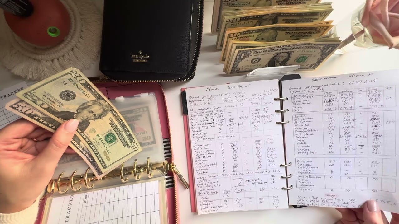 #4 Распределяю $1265 // $500 в ивестмции + трекер наличных💵 