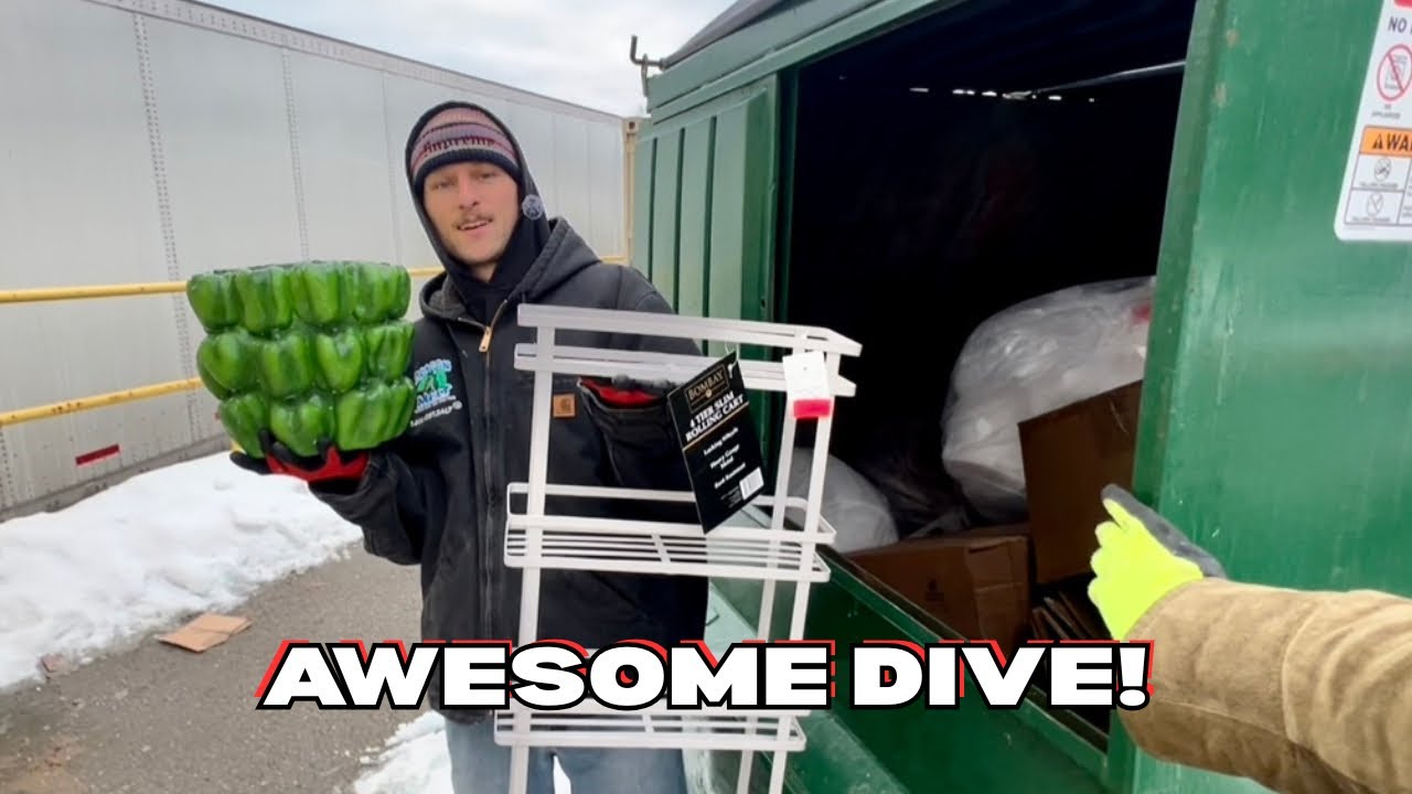 Totally Awesome Dumpster Dive! We Found A Ton!