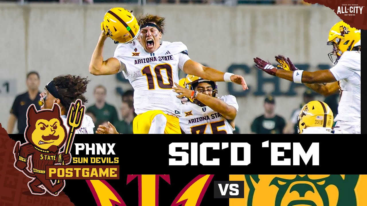 POSTGAME: Arizona State SHOCKS Baylor With Game-Winning Field Goal