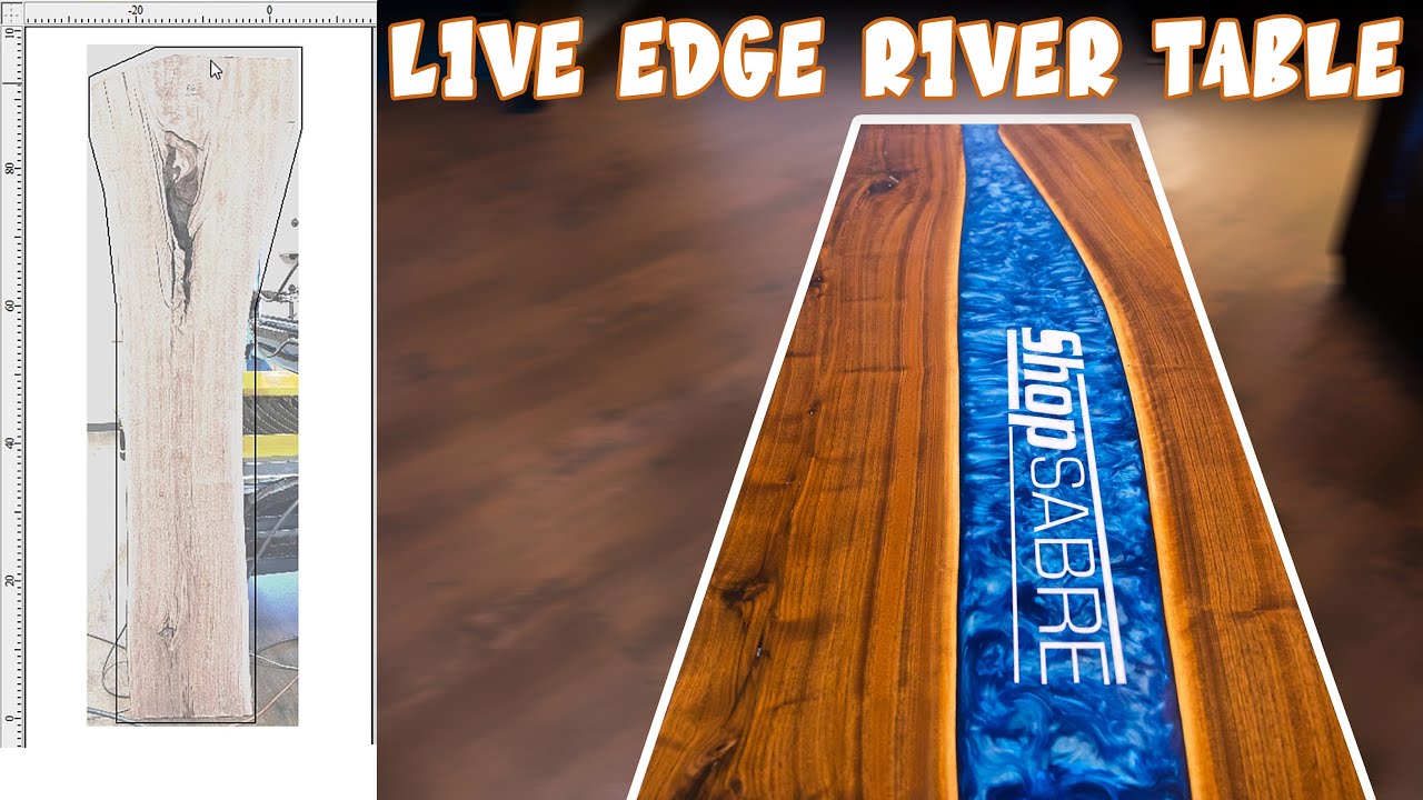Стол Live Edge River Epoxy с ЧПУ ShopSabre