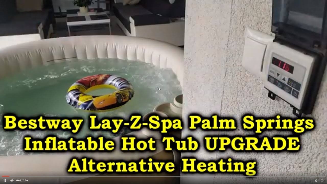 Lay-Z-Spa upgrade Pump and Heater - even for winter time