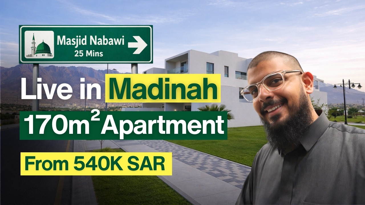 Madinah Apartments from 540K SAR 🇸🇦 | Master Community – 25 Min to Masjid an-Nabawi