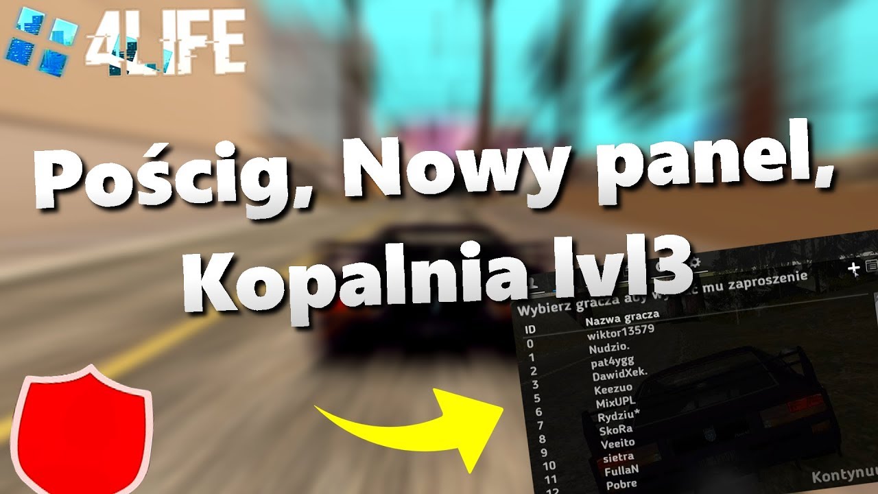 MTA 4life #73 Pościg, Nowy panel, Kopalnia lvl3!!!