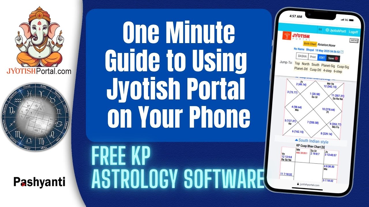 Set Up Free KP Astrology Software on Your Phone in Under a Minute!