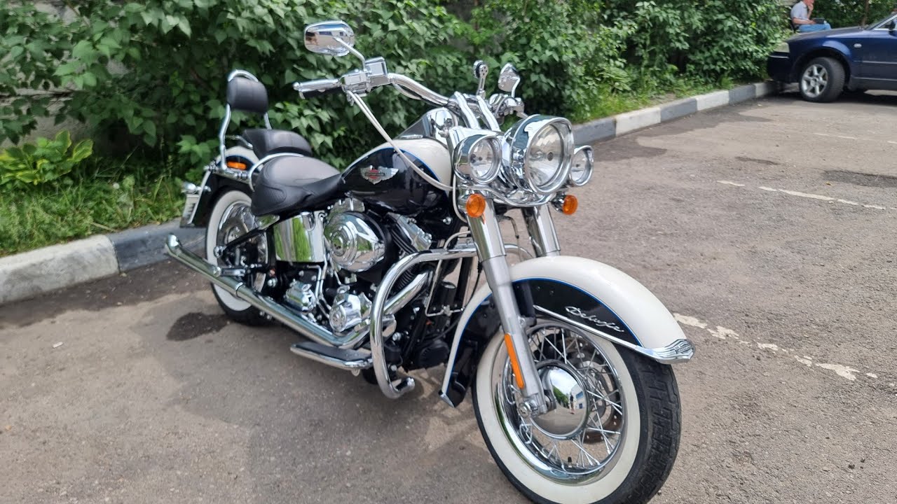 Первый раз за рулём Harley-Davidson Softail Deluxe 2013г.