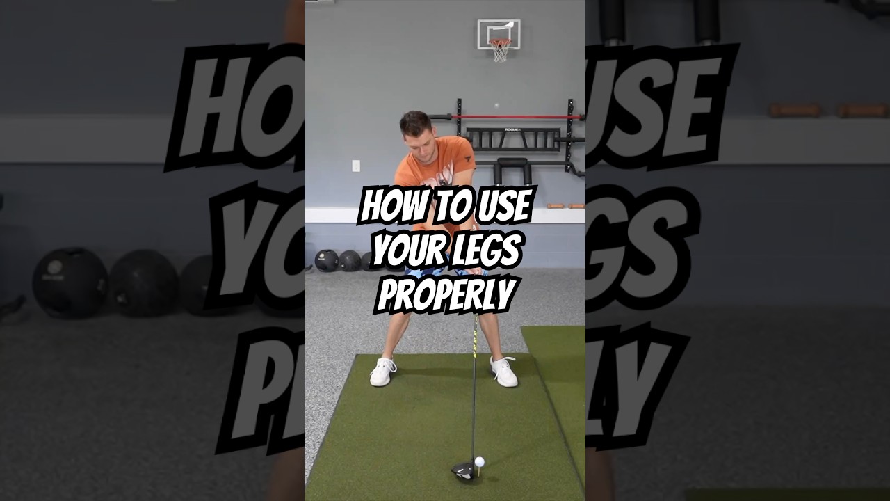 How to use your legs properly in your golf swing #golftraining #golftraining #golftips