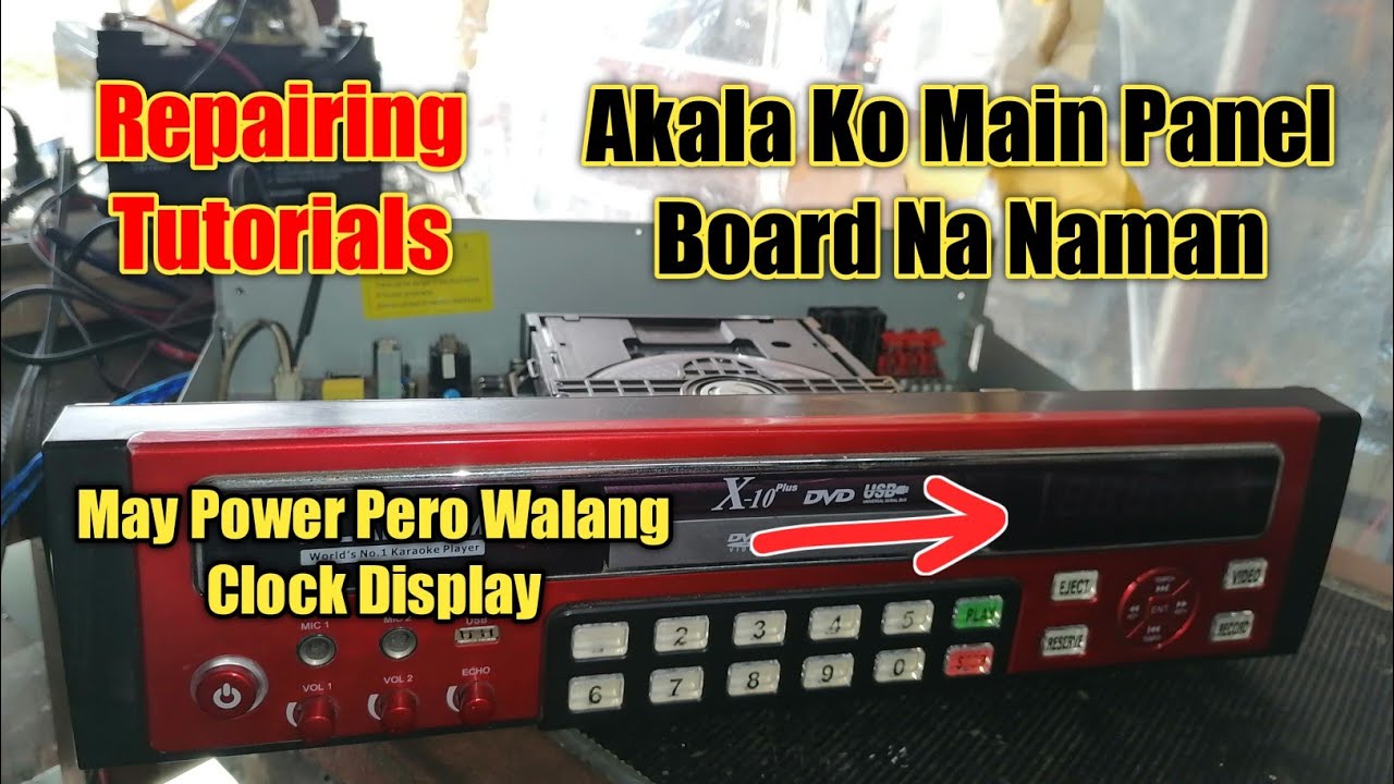 PANO AYUSIN WITH POWER NO CLOCK DISPLAY VIDEOKE PLAYER