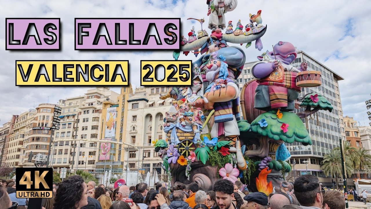 Las Fallas Valencia 2025 - El Pilar, Ayuntamiento, Torres de Quart
