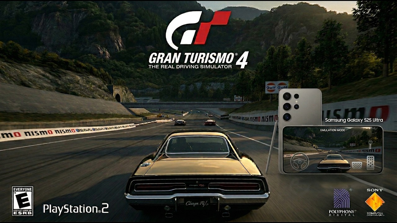 Gran Turismo 4 — NetherSX2 | Samsung S25 Ultra | Snapdragon 8 Elite | 60 FPS