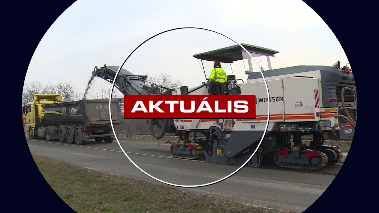Elkezdődött a Gyöngyös és Mátrafüred közötti útszakasz felújítása - Aktuális 2026.03.02