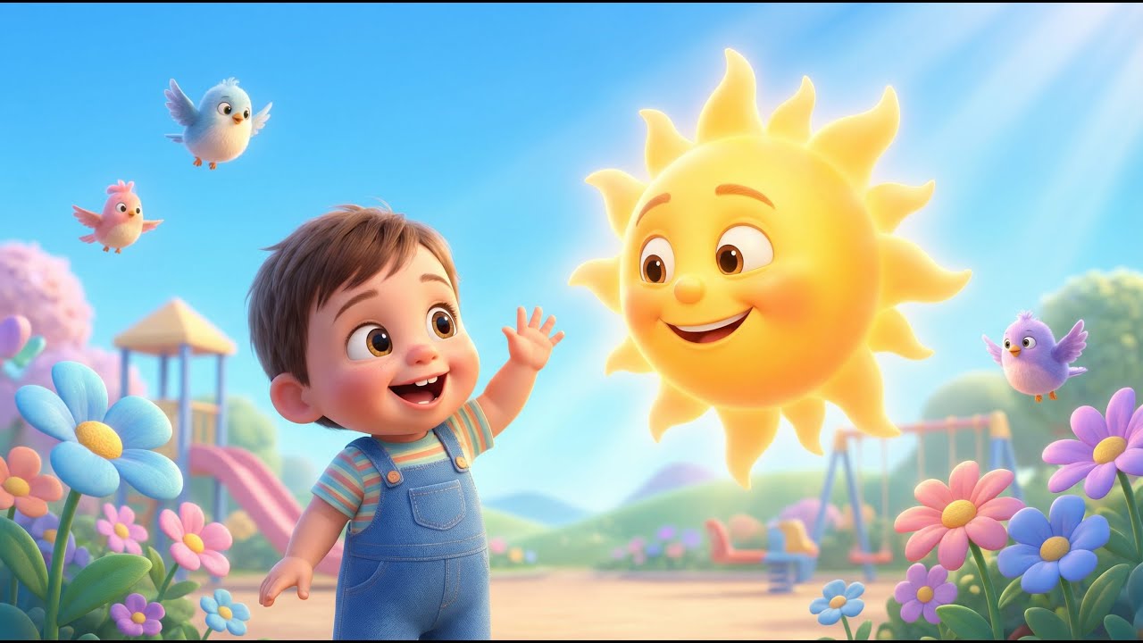 Mr. Sun Says Hello | Nursery Rhymes & Kids Songs | BabyGo Tv