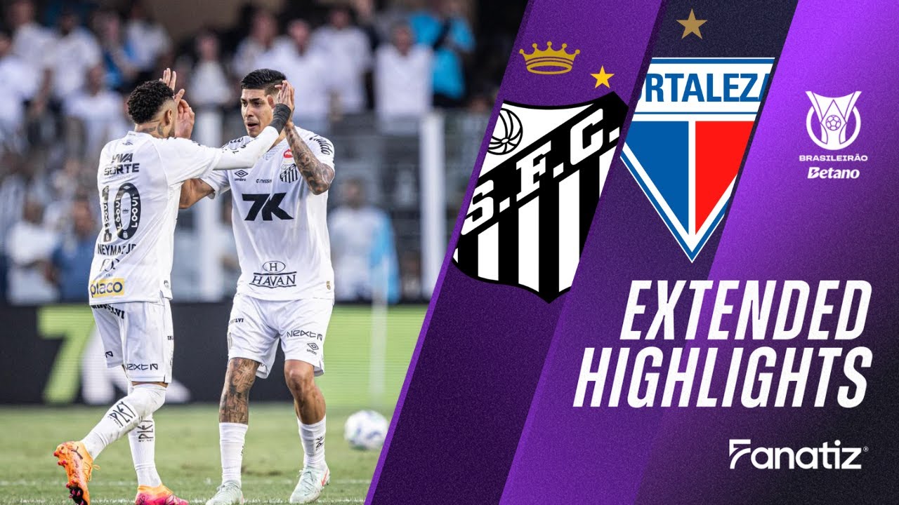 Santos vs. Fortaleza EC 1-1 I Game Highlights I Brasileir&atilde;o 2025