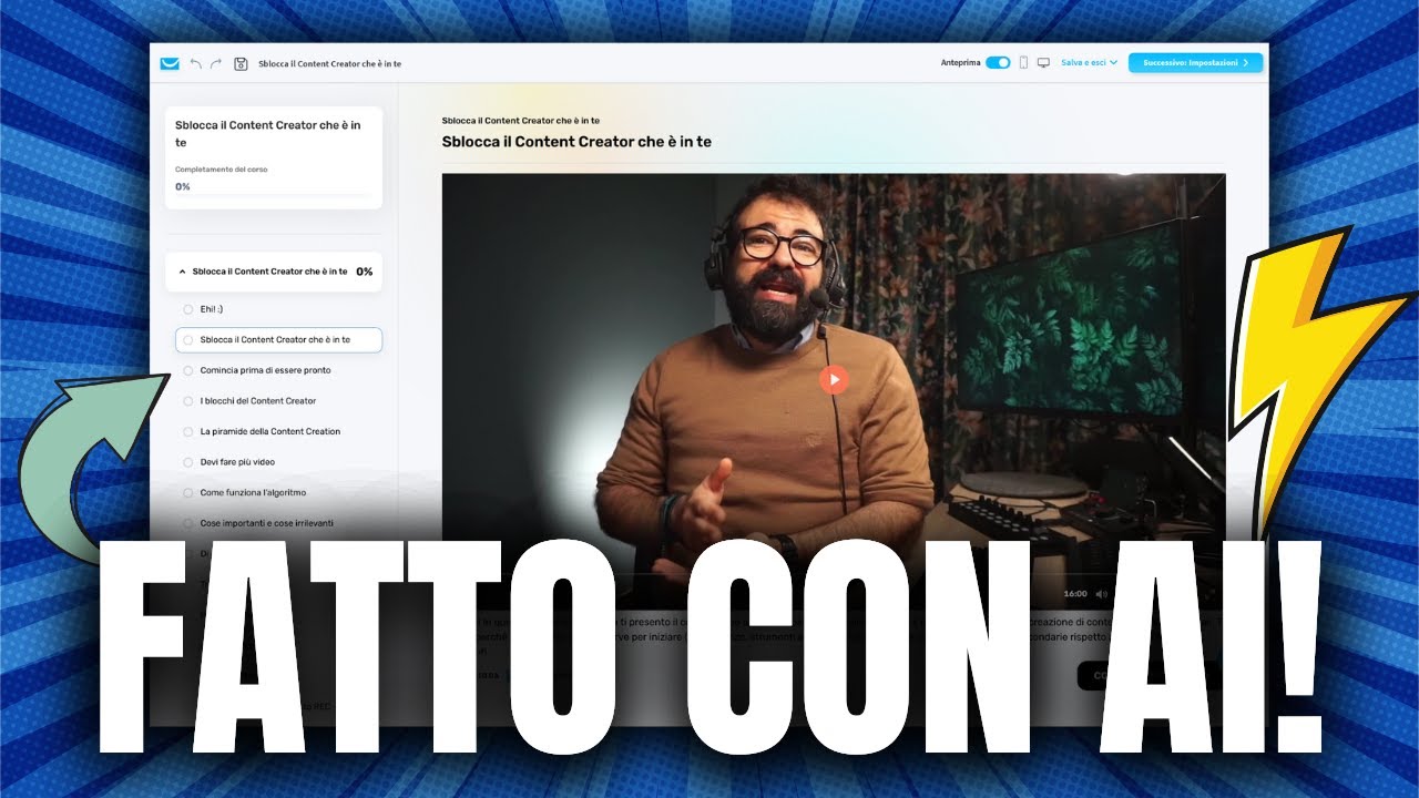 CREARE e VENDERE CORSI (anche) con INTELLIGENZA ARTIFICIALE