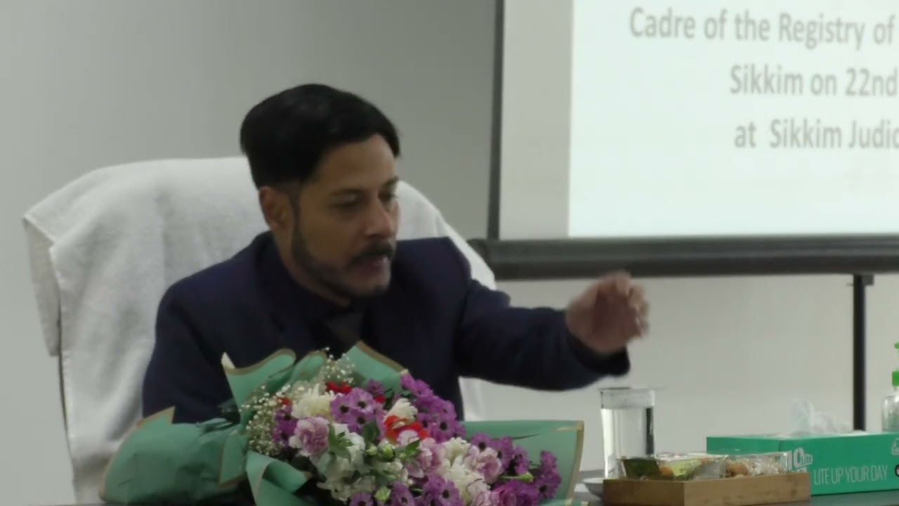 Training Programme on Integration of Technology in Courts on 22.03.2024 at Sikkim Judicial Academy