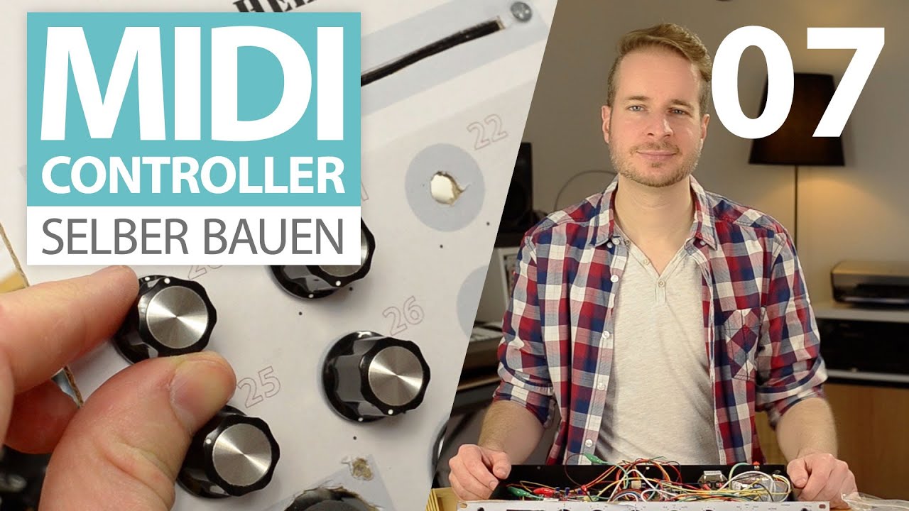 MIDI-Controller selber bauen (E07) Front-Panel Design mit Illustrator