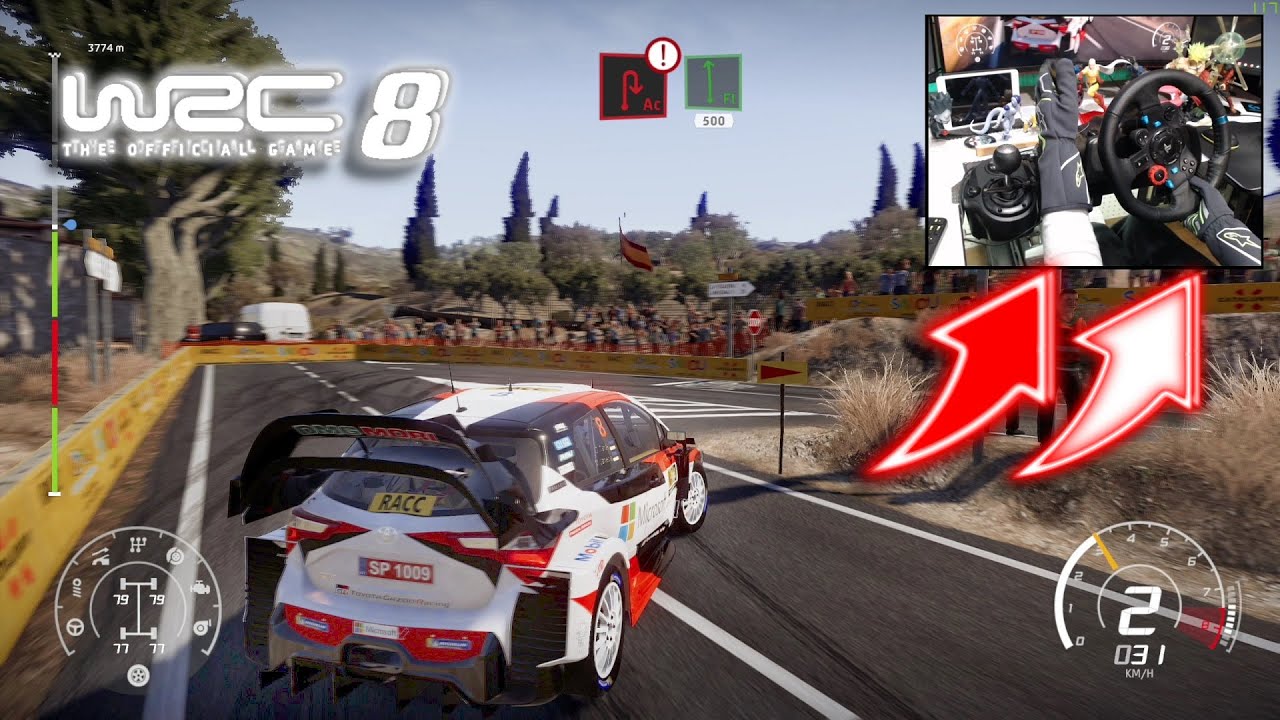 WRC 8 Toyota Yaris WRC Settings SPAIN / Logitech G29