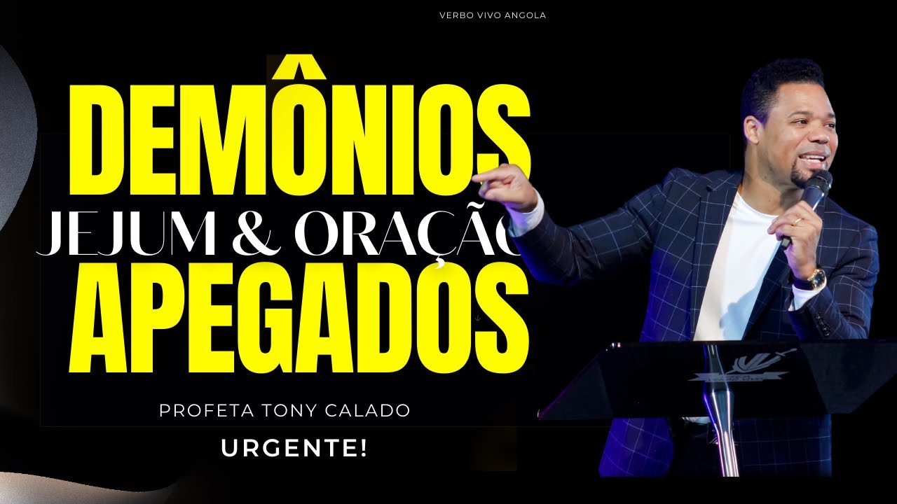 Demônios Apegados U R G E N T | Tony Calado