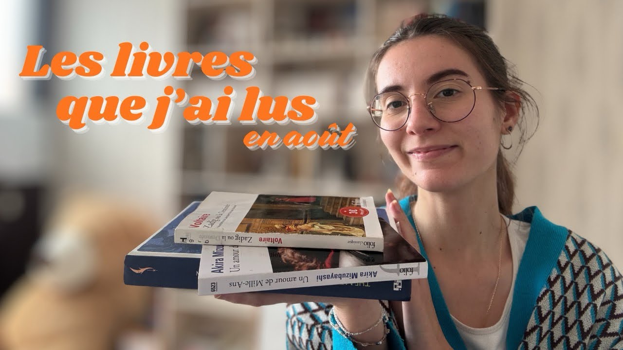Les LIVRES que j’ai lus en AOÛT 