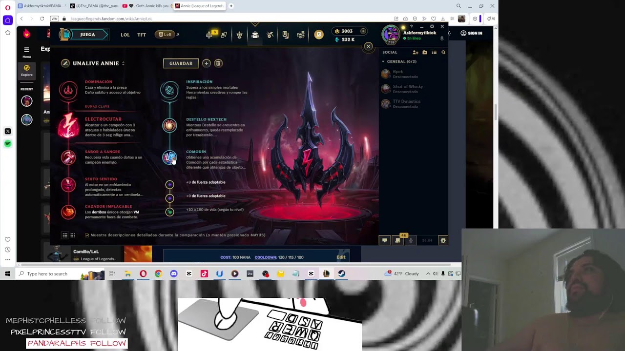 🖤-  Goth Annie kills you 😘😘 ANNIE SUPPORT BUFFED! patch 26.4!! 🔥😈🔥🖤🔥😈