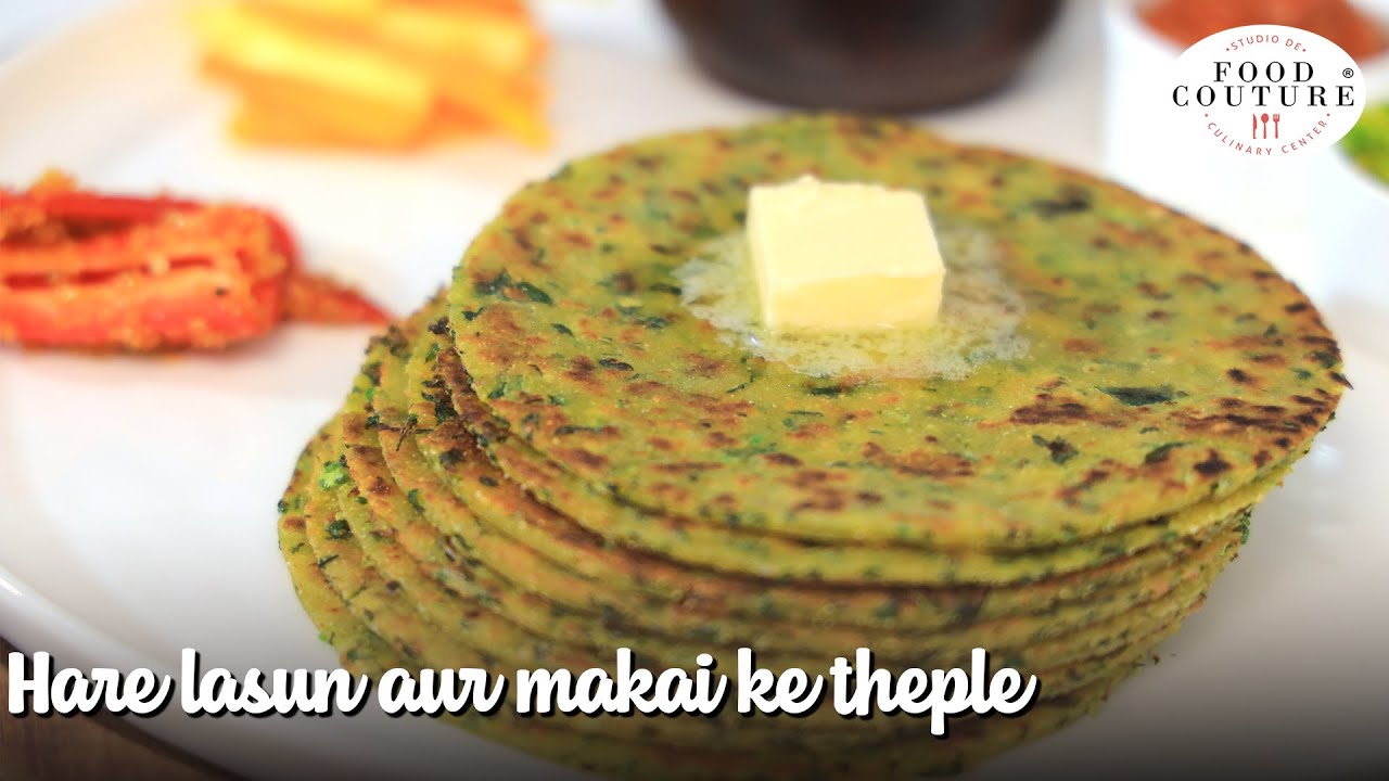 Green Garlic n Makai Thepla | Healthy Winter Recipe | Chetna Patel Recipes