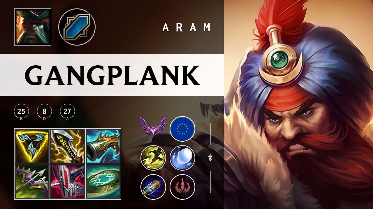 Gangplank ARAM - EUW Master Patch 26.05