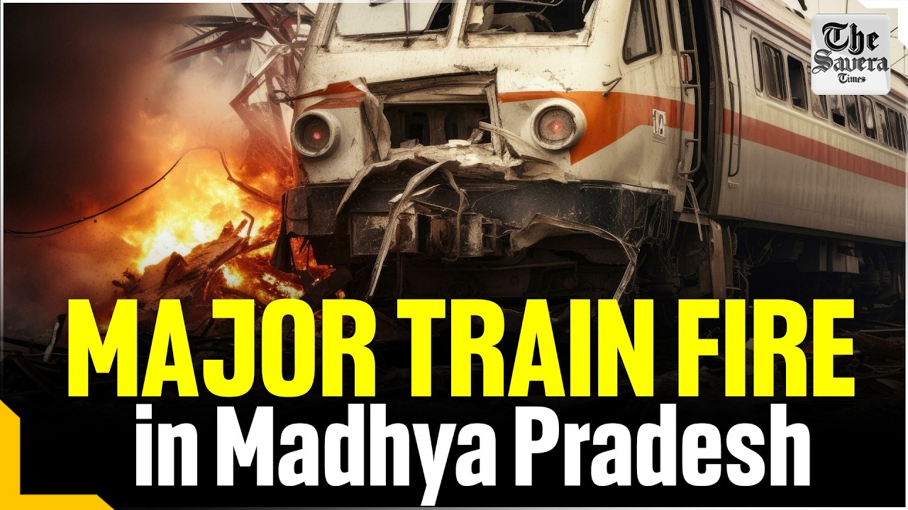 LIVE | Rajdhani Express AC Coach Catches Fire in Madhya Pradesh