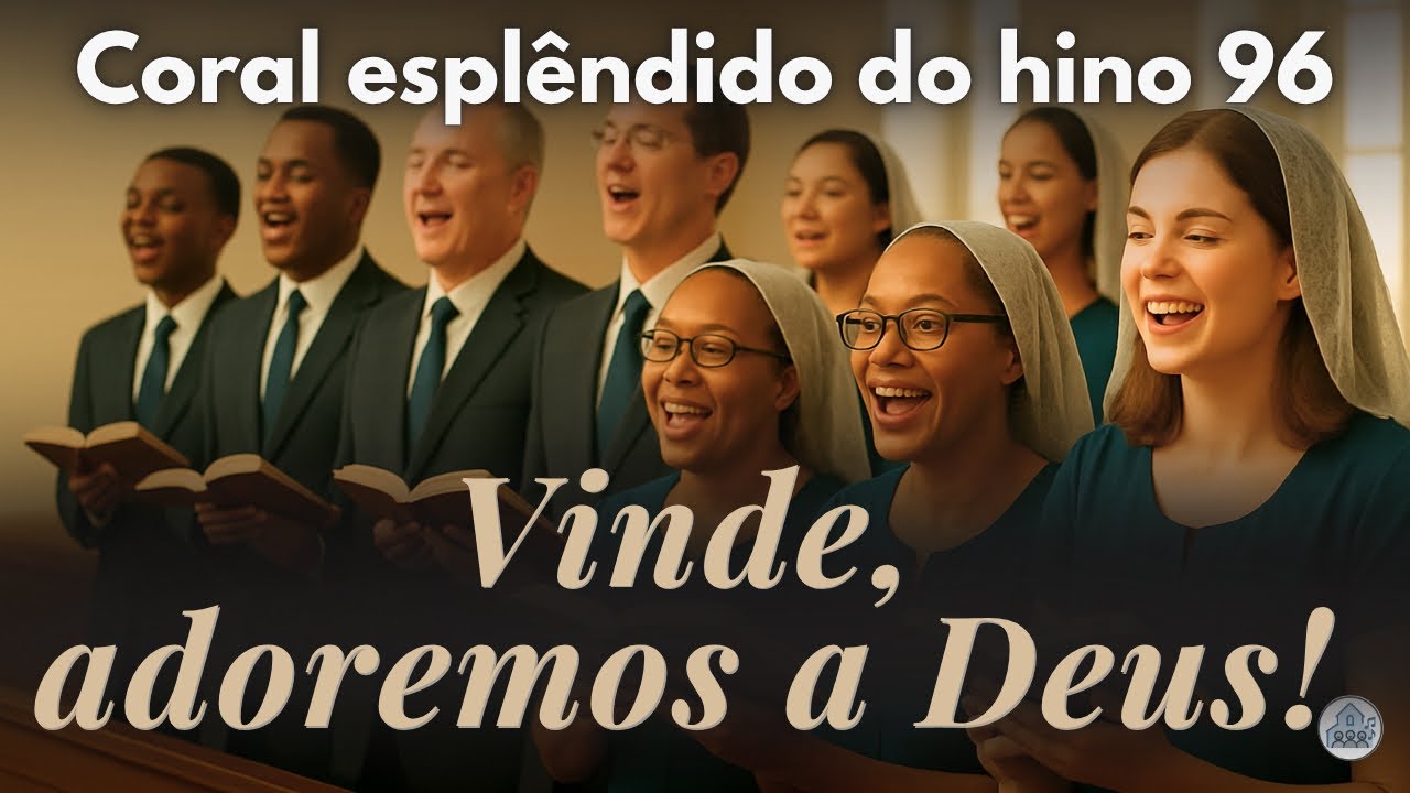 Hino 96 CCB em Coral &ndash; Vinde, adoremos a Deus | Vozes da Congrega&ccedil;&atilde;o