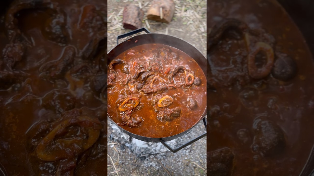 Osobuco al disco #recetas #receitas #comida #ossobuco #leña
