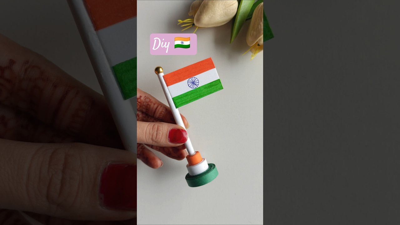 Stunning Tricolor Flag DIY for Independence Day!