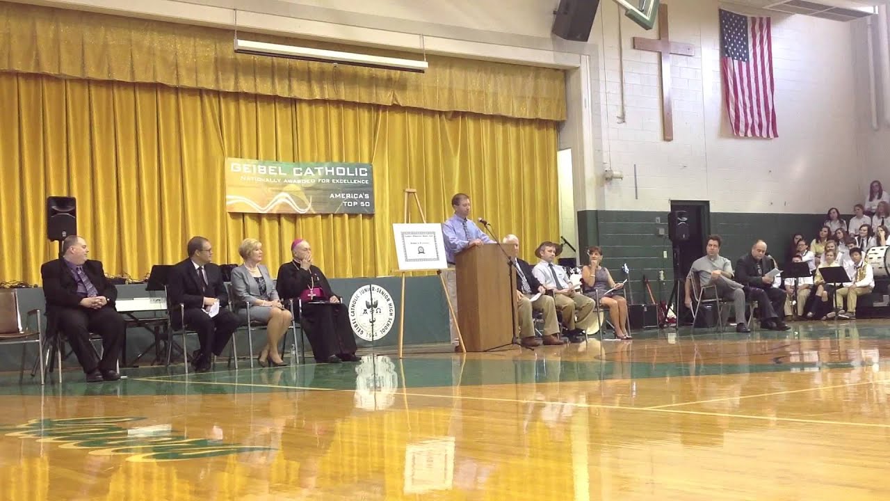 Geibel Catholic Junior-Senior High School Honor Roll Celebration Assembly: Mr. Stevenson Remarks