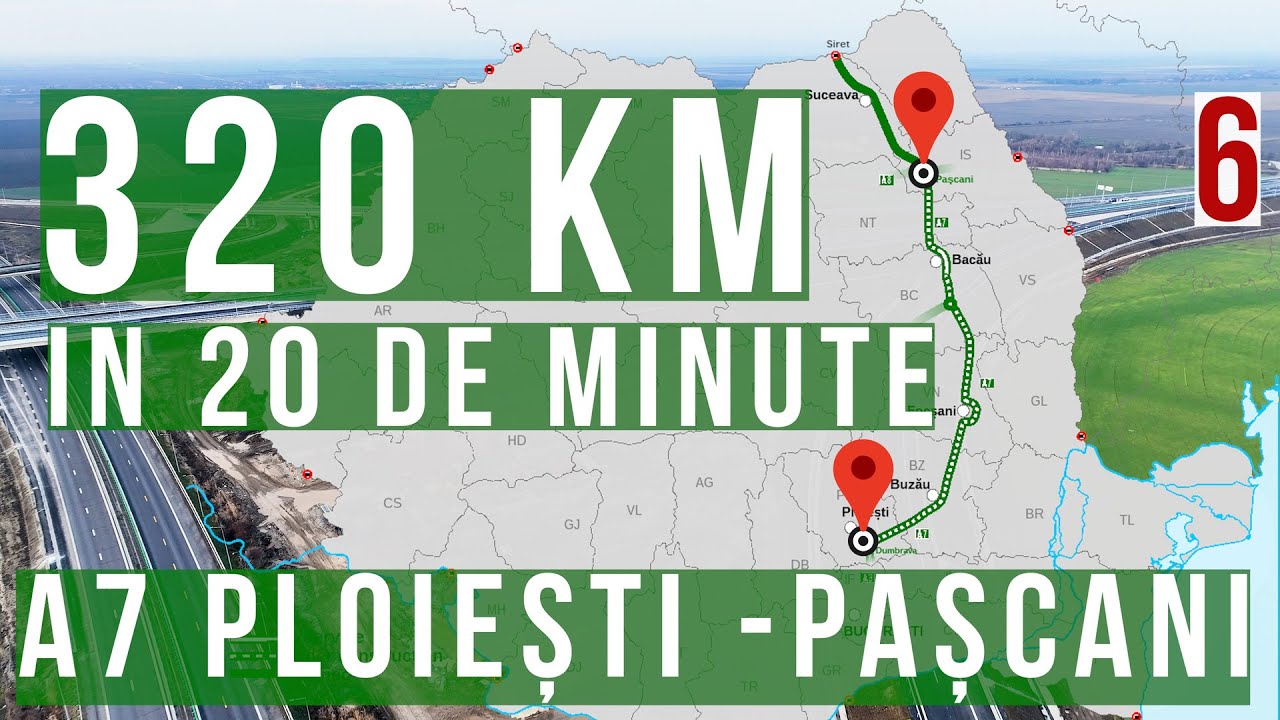 AUTOSTRADA A7 Ploiesti-Pascani | 320 km in 20 de minute | 11-23.12.2024 Maraton nr. 6