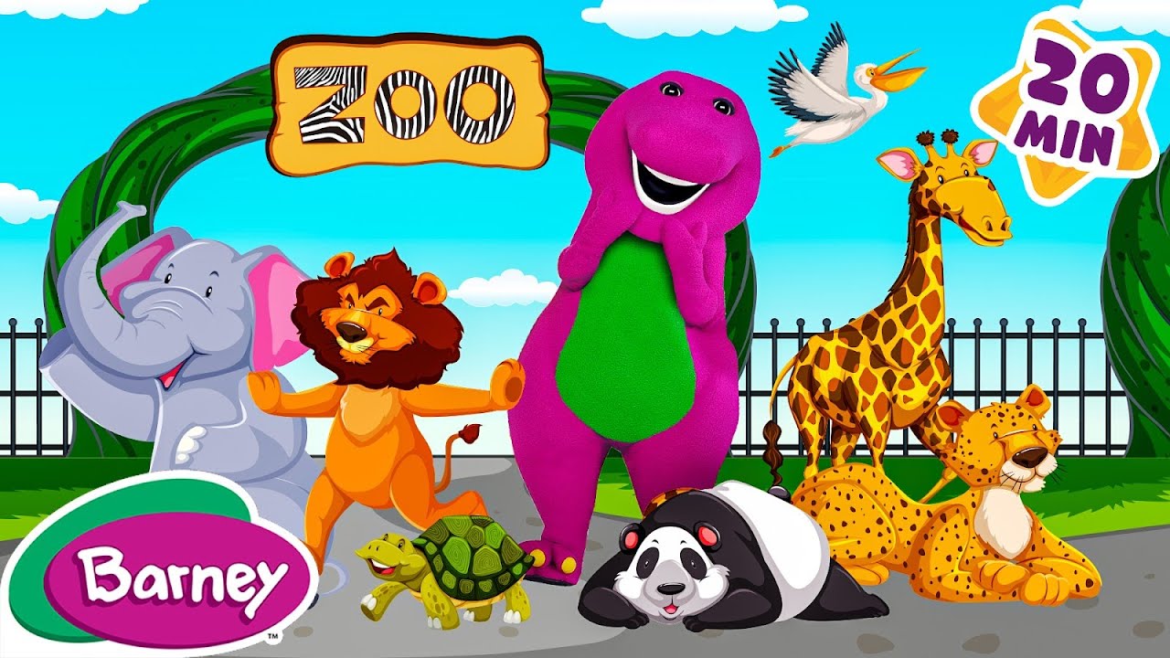 Let's Take A Trip to the Zoo | Animals and Pets for Kids | More Barney Nursery Rhymes and Kids Songs