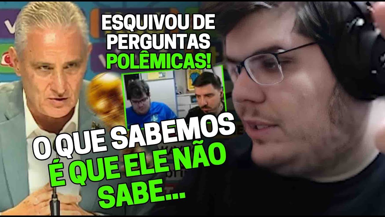 CASIMIRO REAGE: COLETIVA DO TITE APÓS DIVULGAR LISTA DE CONVOCADOS ft. LFF | Cortes do Casimito