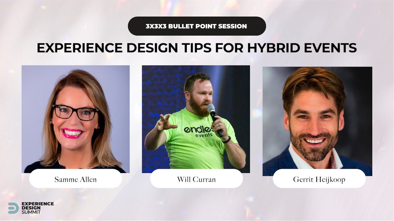 Experience Design Tips for Hybrid Events