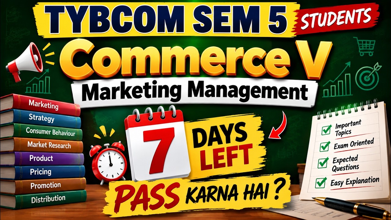 Study Plan of Commerce V - TYBCOM SEM 5 Mumbai University