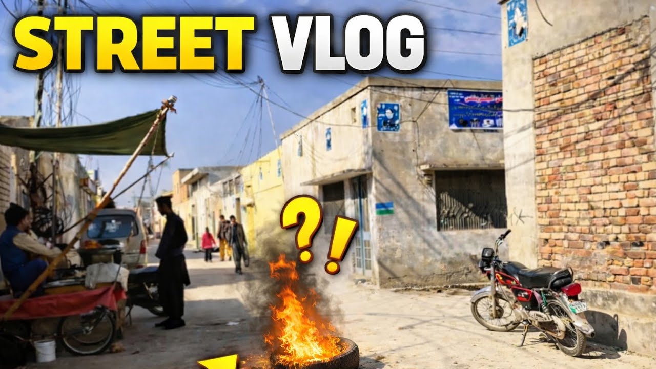 Pakistan Street Market | Silent Walking Vlog | Fish, Fruits & Street Life