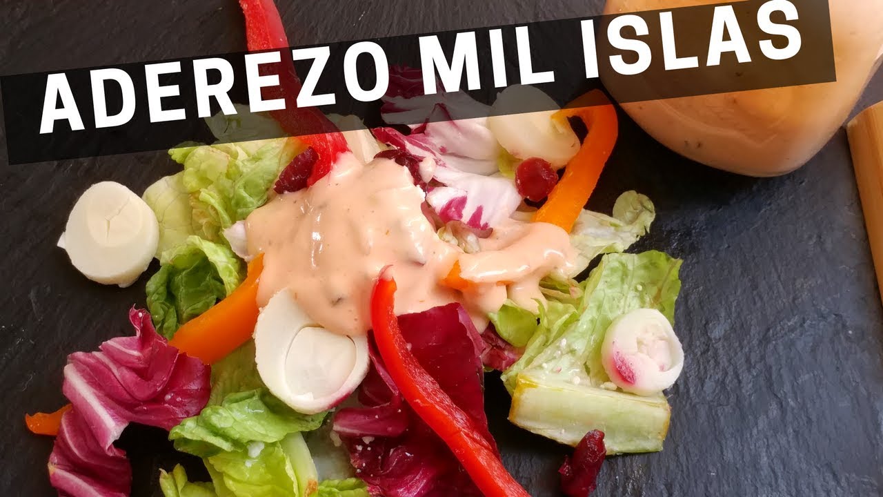 🥗 Como hacer aderezo mil Islas - Aderezo para ensaladas 🥗  y carnes  🥩