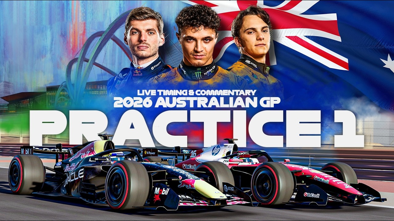 LIVE | F1 - 2026 Australian GP | Practice 1 | Timing & Commentary | Simulation Footage