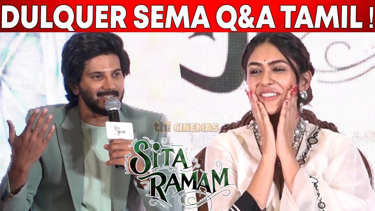 Film With Mammootty ? | Dulquer Salmaan, Mrunal Thakur Q&A Tamil | Sita Ramam Press Meet