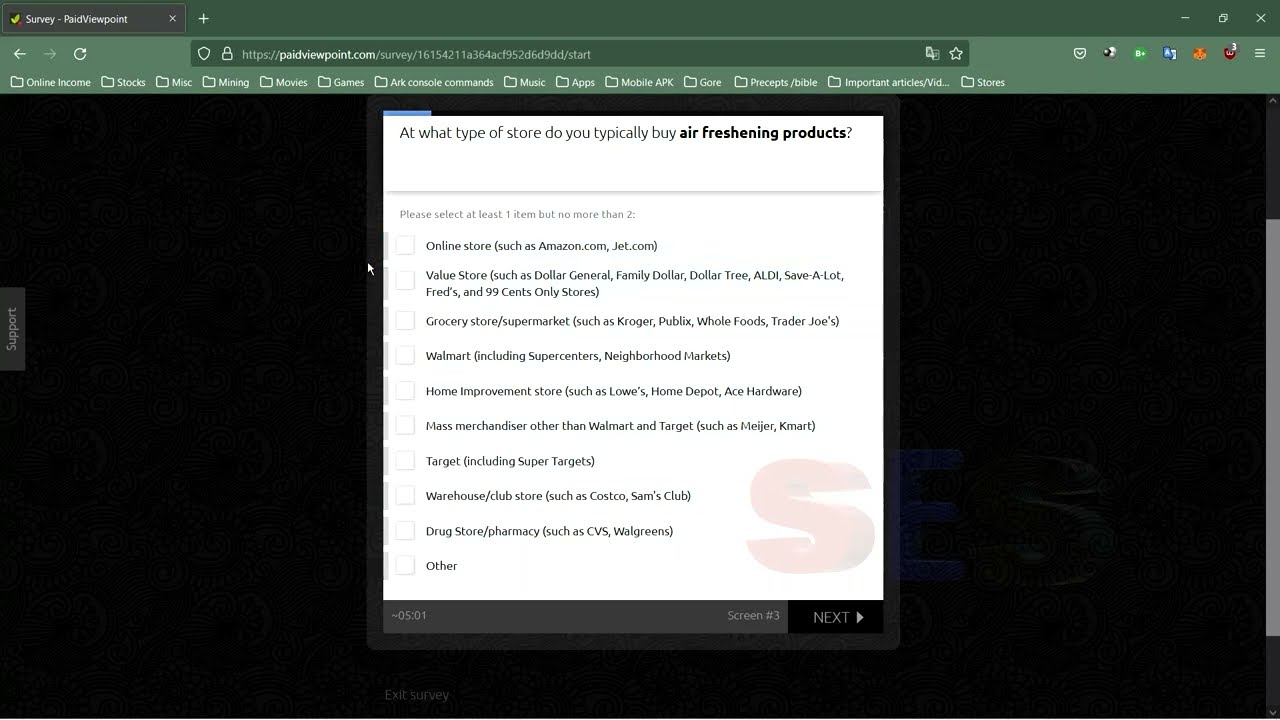 PaidViewPoints How To Increase Amount of Surveys You Get!
