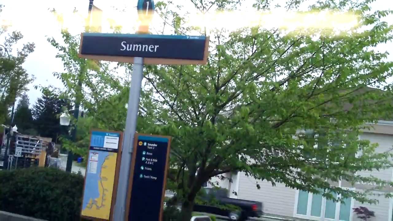 Sounder Commuter Rail Ride Pierce/King County Line