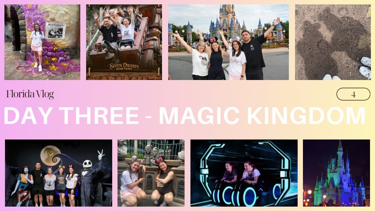 Day 3 Disney Vlog💕✨ Magic Kingdom, Breakfast with Winnie the Pooh and Friends + MNSSH Party 🎃 | 