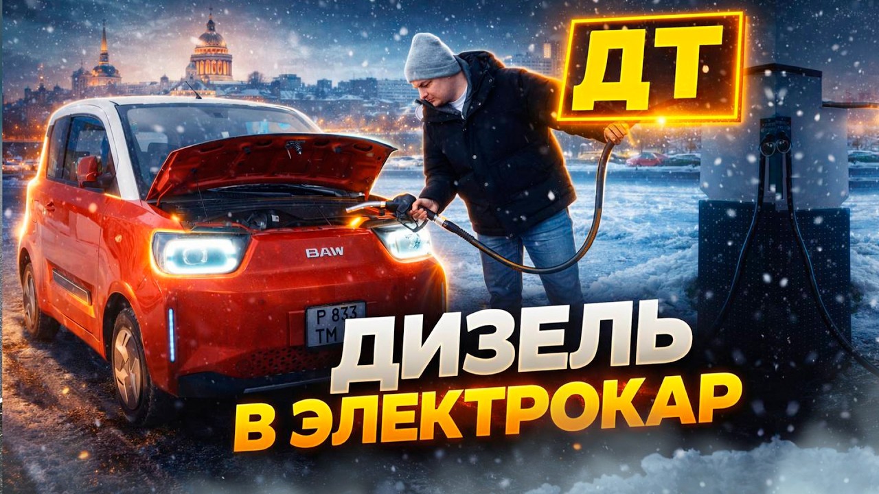 🔥 Установка автономного отопителя в электрический автомобиль #курьер #сухойфен