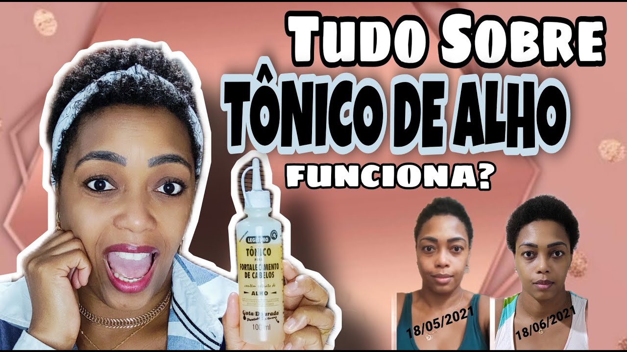 TÔNICO PRA ACELERAR O CRESCIMENTO DO CABELO/TUDO SOBRE O TÔNICO DE ALHO GOTA DOURADA - Geh Santiago