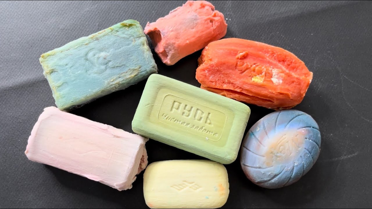 UGLY&BEAUTIFUL Soap *669 | Dry Soap Cutting | #soapcarving #sabun #asmrsoap